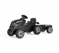 Smoby Life Tracteur Farmer XL Noir + Remorque