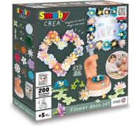 Smoby - Loisirs créatif - Set de création fleurs objets décoratifs - 200 accessoires - Fabriqué en France