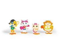 Smoby - Lot de 44 figurines de chat avec Lampo, Pilou, Milady et Metti, figurines originales de la série, pour les enfants à partir de 3 ans.