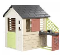 Smoby maisonnette nature et cuisine avec accessoires inclus