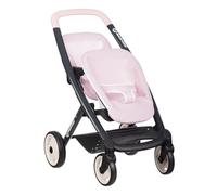 Smoby - Maxi-COSI - Poussette Jumeaux Rose - Jouet d'Imitation - Balader 2 Poupons Jusqu'à 42 cms - Roues Silencieuses et Multidirectionnelles - A Partir de 3 Ans - Fabrication Espagnole