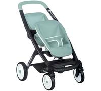 Smoby maxi-cosi poussette jumeaux sauge - poupons non inclus- des 3 ans