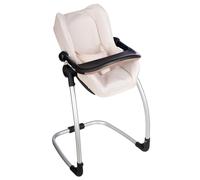 Smoby - Maxi-COSI - Siège et Chaise Haute Beige - pour Poupons Jusqu'à 42 cms - Jouet d'Imitation - Tablette, Balancelle, Siège Auto - A Partir de 3 Ans - Fabrication Espagnole