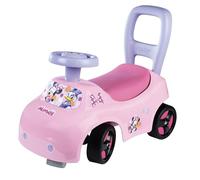 Smoby - Minnie Porteur Auto - Fonction Trotteur - Aide à la Marche - Volant Directionnel - Coffre à Jouets - Confiance, Coordination, Motricité - A Partir de 10 Mois - Fabrication Française