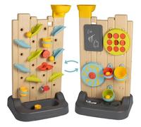 Smoby – Mur d'activités Activity Wall 840300 – Circuit de balles et d'eau, 29 accessoires inclus