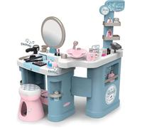Smoby - My Beauty Center - Institut de Beauté pour Enfant - Coiffure + Onglerie + Maquillage Factice - Fonctions Sons et Lumières - 32 Accessoires - A Partir de 3 Ans - Fabrication Française