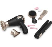 Smoby - My Beauty Hair Set - Set de Coiffure Enfant - Lisseur et Seche-Cheveux Factices - Fonctions Electroniques - 320144