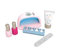 Smoby - My Beauty Nail Set - Set de Manucure Enfant - Lampe UV Fonctions Son et Lumière - Accessoires Factices - Vernis, Séparateur d'Orteils, Lime à Ongles, Crème Mains - A Partir de 3 Ans