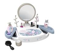Smoby - My Beauty Studio - Coiffeuse Sur Table Avec Miroir Inclinable Et Amovible - 15 Accessoires Factices - Fabrication Française Multicolore G