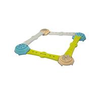 Smoby - Parcours de motricité Aventure - 4 plots + 4 planches - Equilibre, coordination, éveil, sensoriel - Fabriqué en France