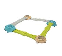 Smoby - Parcours de motricité Aventure - 4 plots + 4 planches - Equilibre, coordination, éveil, sensoriel - Fabriqué en France