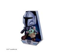 Simba Star Wars Mandalorian With Mini Grogu 25 Cm Teddy Bleu Enfants
