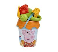 Smoby - Peppa Pig - Seau de Plage Garni - Arrosoir + Moule à Sable - Dès 18 Mois - 040237