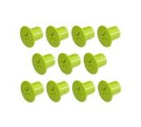 Smoby Pièce de rechange 11 vis vertes avec filetage intérieur pour toboggans Smoby et maisons de jeu