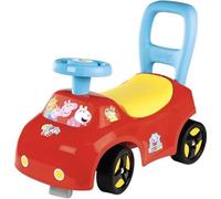 Smoby - Porteur auto enfant 2 en 1 - Peppa Pig - Coffre sous la selle - Des 10 mois - Fabrication française
