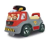 Smoby - Porteur Camion Pompier - avec Sirène, Lumières et Rampe Électronique - Coffre de Rangement - Dès 12 Mois - Fabriqué en France