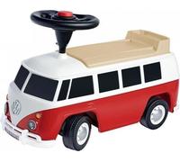 Smoby - Porteur Volkswagen Van Rouge - Coffre de rangement + Volant directionnel - 26L x 30l x 60H - Dés 18 mois