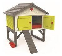 SMOBY Poulailler Cot Cot Cottage pour 5 poules 159 126 128 cm Entretien facile Anti UV G