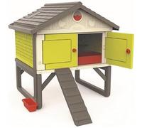 SMOBY Poulailler Cot Cot Cottage pour 5 poules - 159x126x128 cm - Entretien facile - Anti UV