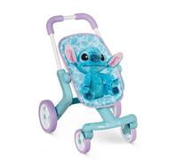 Smoby Poussette Silla Paseo Stitch avec peluche - Dimensions : 49x38x53 cm - À partir de 3 ans