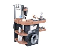 Smoby - Rowenta - Wash & Clean Buanderie - Lave Linge, Evier, Etendoir, Planche à Repasser - Nombreux Accessoires - A Partir de 3 Ans - Fabrication Française