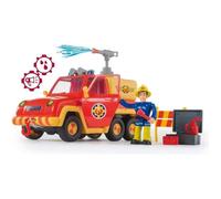 Smoby - Sam Le Pompier - Pick-Up Vénus & Moto de Police - 2 Figurines - Fonctions Jet d'eau et Sonores - Piles Incluses - Dès 3 Ans - 109251099038 Multicolore