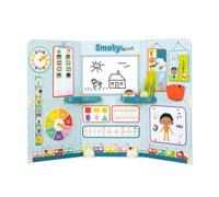 Smoby - Jeu d'écriture et lettres - School - Triptyque, nombreux accessoires - Bleu - Dès 3 ans