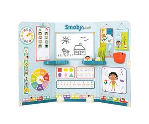 Smoby - School - Salle de leve/Maitresse - Triptyque - Nombreux Accessoires - A Partir de 3 Ans - Fabrication Française