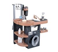 Smoby Buanderie Wash & Clean – Lave-linge, Évier, Étendoir, Planche à repasser – Dès 3 ans