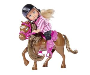 Smoby Simba - 105737464 - Evi Love - Poupée Enfant -Pony - 3 Couleurs - Coloris Aléatoire