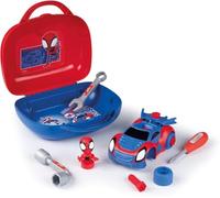 Smoby - Malette outils bricolage enfant Spidey - 13 accessoires - Dès 3 ans
