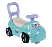 Smoby Porteur auto Stitch 2-en-1 dès 10 mois — aide à la marche, volant directionnel