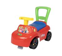 Smoby - Super Mario - Porteur Auto - Châssis Ergonomique - Butées Anti-Bascule - Volant Directionnel - Fonction Porteur - A Partir de 10 Mois - Fabrication Française