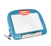 Smoby - Tableau blanc portable - Tableau effaçable pour enfants - Jeu éducatif - Modulable et transportable - Marqueur et chiffon - à partir de 3 ans