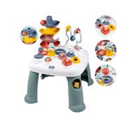 Smoby - Table d'activités Little - 4 formes, balle et hippo - Dès 12 mois - Fabriqué en France