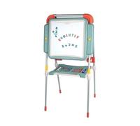Smoby - Tableau Evolutif - Hauteur ajustable - Double face magnétique et ardoise - 80 Accessoires Inclus - Dès 3 Ans