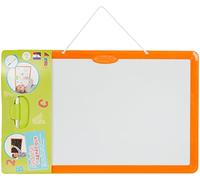 Smoby Tableau mural double face magnétique et craie, marqueur effaçable, 47 cm, dès 3 ans