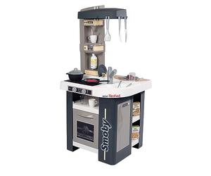 Smoby - Tefal Cuisine Studio - Jouet d'Imitation pour Enfant - 27 Accessoires - Jeu à 360° - Module Electronique - A Partir de 3 Ans