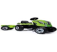 Smoby - Tracteur Farmer XL + Remorque - Tracteur à Pédales Enfant - Siège Ajustable - Volant avec Klaxon - Capot Ouvrable - 710111