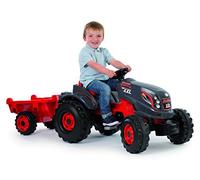 Smoby - Tracteur Stronger XXL + Remorque - Grand Tracteur à Pédales Enfant - Siège Ajustable - Volant avec Klaxon - 710200