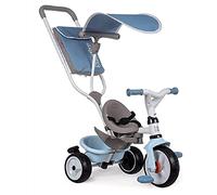 Smoby Tricycle évolutif enfant Baby Balade bleu clair 741400