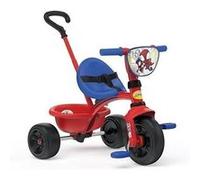 Smoby Tricycle Be Fun Spidey Evolutif de 15 mois a 3 ans Canne parentale réglable sur G