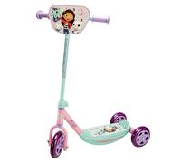 Smoby Trottinette Gabby's Dollhouse pour Enfants - 3 Roues - Guidon réglable en Hauteur - Surface antidérapante - Construction Stable - Léger et Portable - À partir de 3 Ans