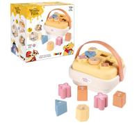 Smoby - Winnie l’Ourson Panier des Formes - Jeu d’éveil trieur de Formes avec 8 pièces - Dès 12 Mois - Fabrication française