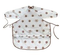 Smock de peinture pour bébé, tablier artistique portable et réglable, alimentation des nourrissons avec/sans protection des manches, alimentation des tout-petits