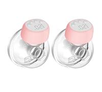 Smocraut Tire-lait électrique, 4 modes, 12 niveaux, affichage LED, tire-lait mains libres, portable, rechargeable, sans fil, silencieux et indolore (MY385-Pink-2PC)