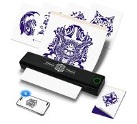 SMOCTAR Thermocopieur Tatouage Bluetooth, Imprimante thermique Stencil Tatouage avec Transfert Papier, Machine a Tatouage Portable pour Artistes de Tatouage et débutants