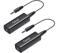 Smof 2 Pack Isolateur de Bruit de Boucle de Terre pour système Audio de Voiture/Home stéréo, Isolateur antibruit pour système Audio de Radio iPod Lecteur MP3 avec Un câble Audio de 3,5 mm