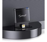 Smof Adaptateur Bluetooth 8 Broches, Remplacement du récepteur Bluetooth Bose Sounddock, Adaptateur Bluetooth Bose avec câble AUX 3,5 mm, conçu pour Le Bose Link iPhone/Android