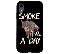 Smoke A Pack A Day Chasse au Coyote Loup Chacal Coque pour iPhone XR